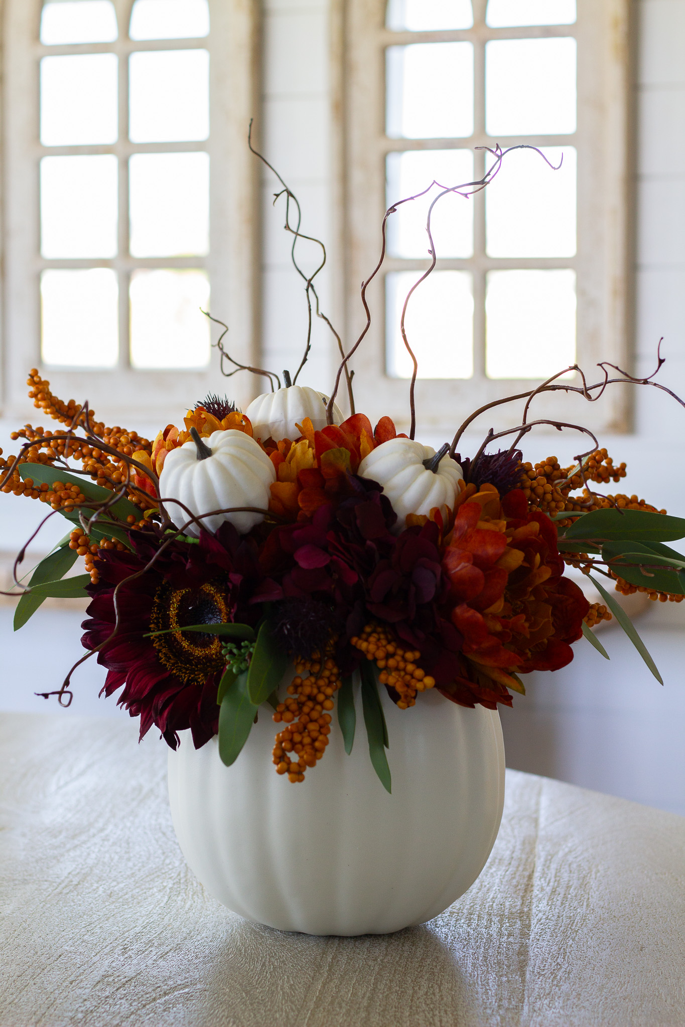Fall Diy Pumpkin Vase Handmade Farmhouse
