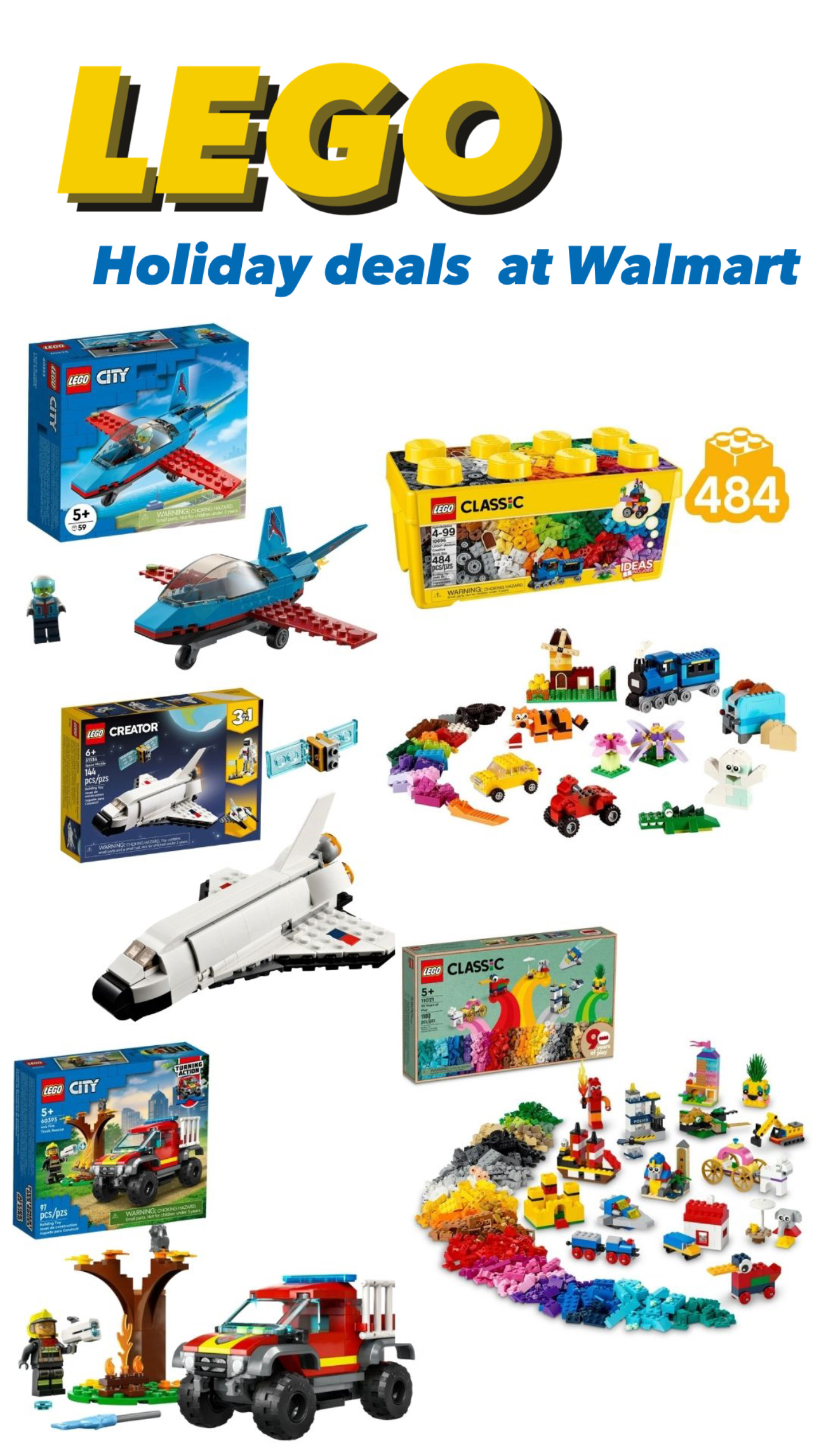 Holiday Toy Deals at Walmart Lego sales
