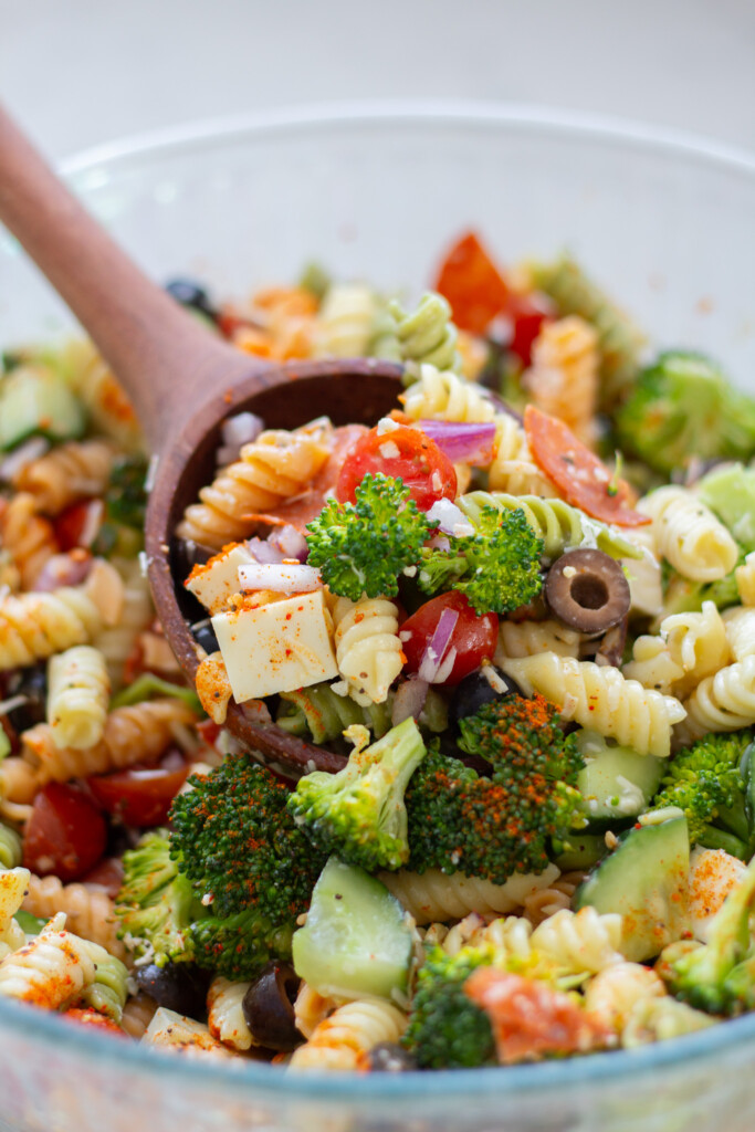 Easy Italian Pasta Salad - Handmade Farmhouse