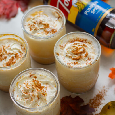 Creamy Pumpkin Spice Steamer