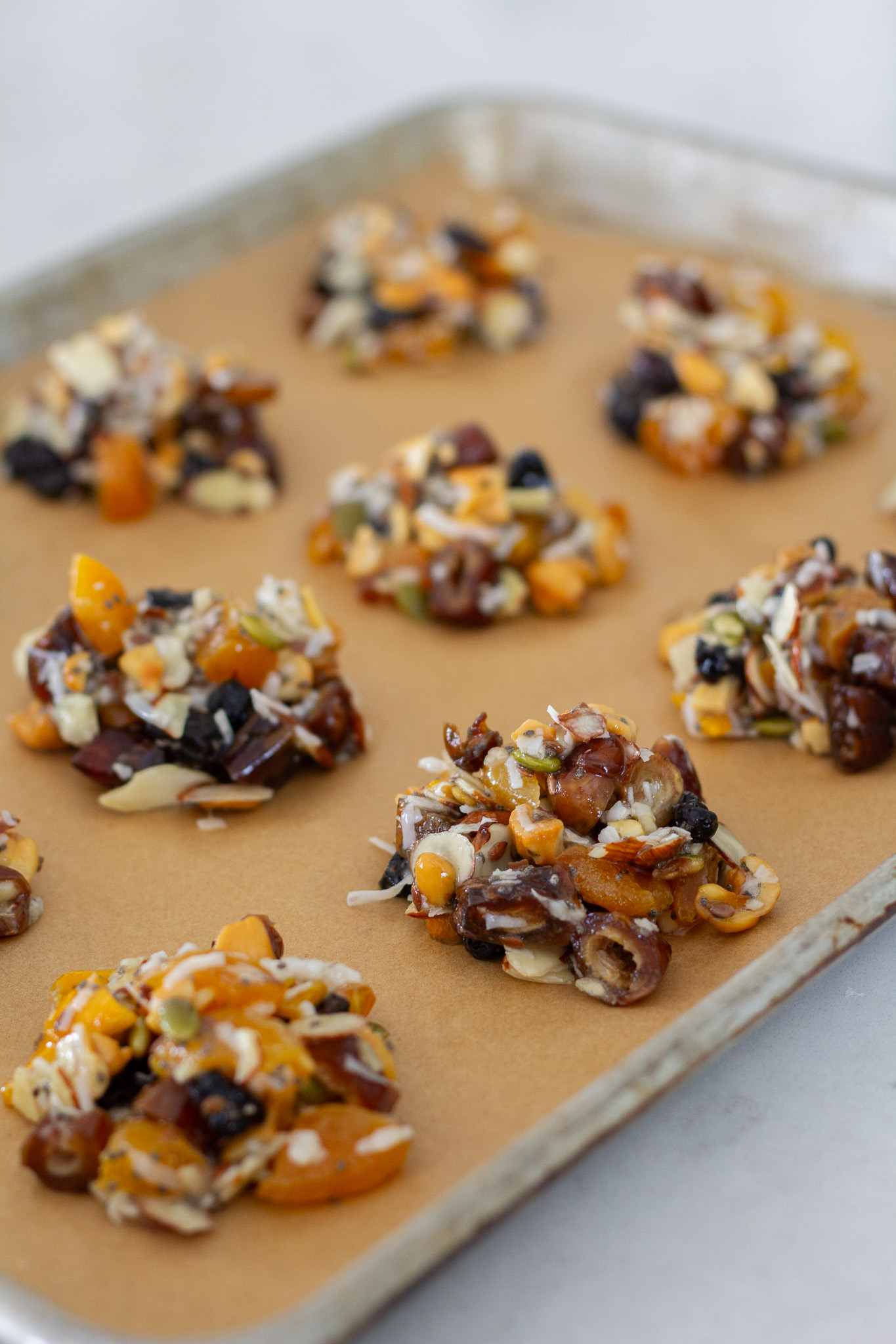 Easy Dried Fruit and Nut Clusters