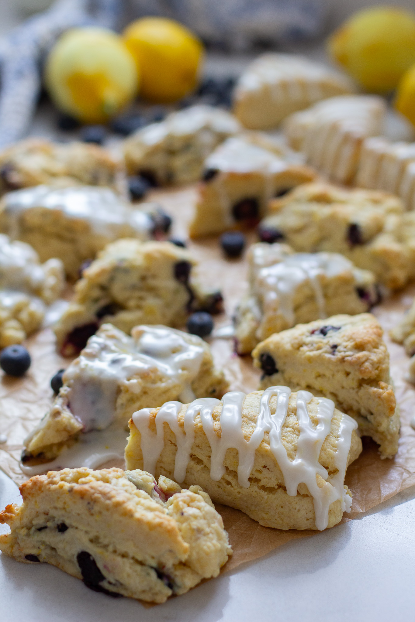 Easy Blueberry Cream Scones 