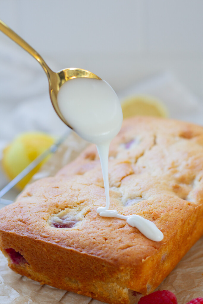 Easy Raspberry Lemon Yogurt Loaf