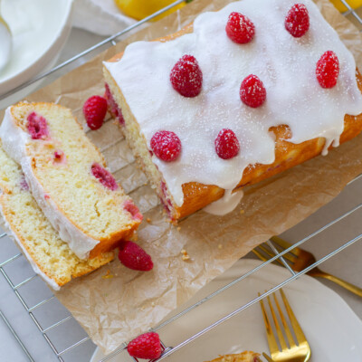 Easy Raspberry Lemon Yogurt Loaf