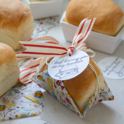 Delicious White Bread Mini Loaves