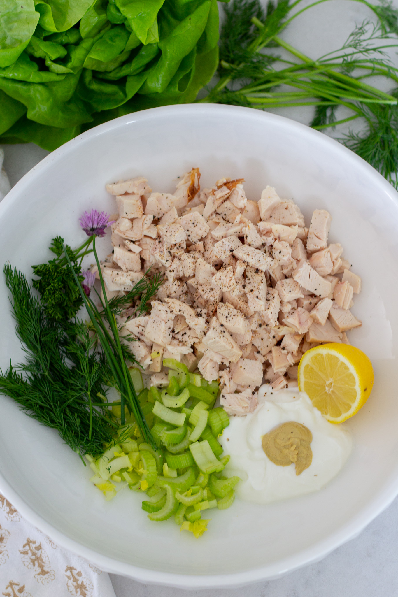Easy Dill Chicken Salad
