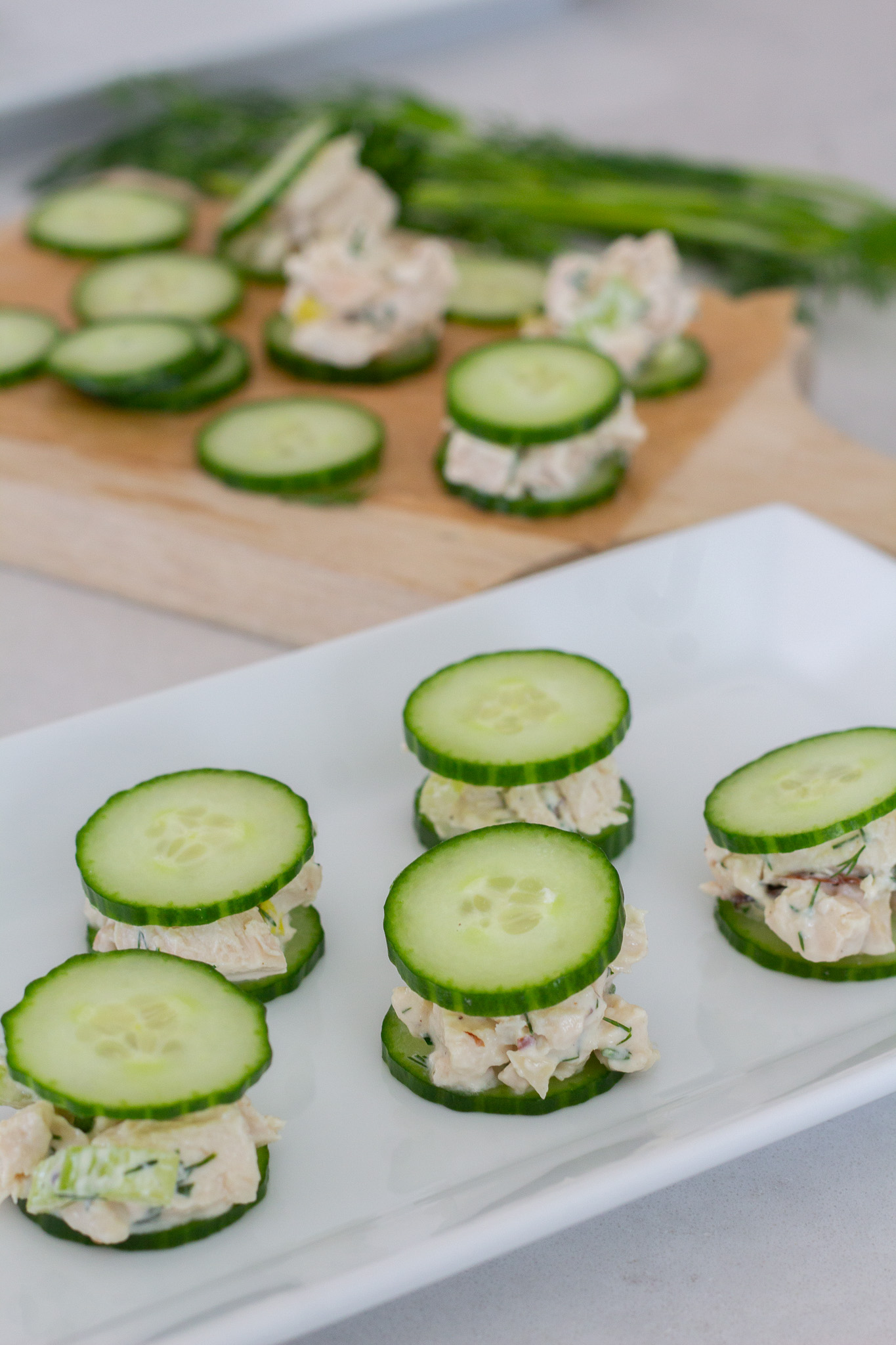 Easy Dill Chicken Salad Bites