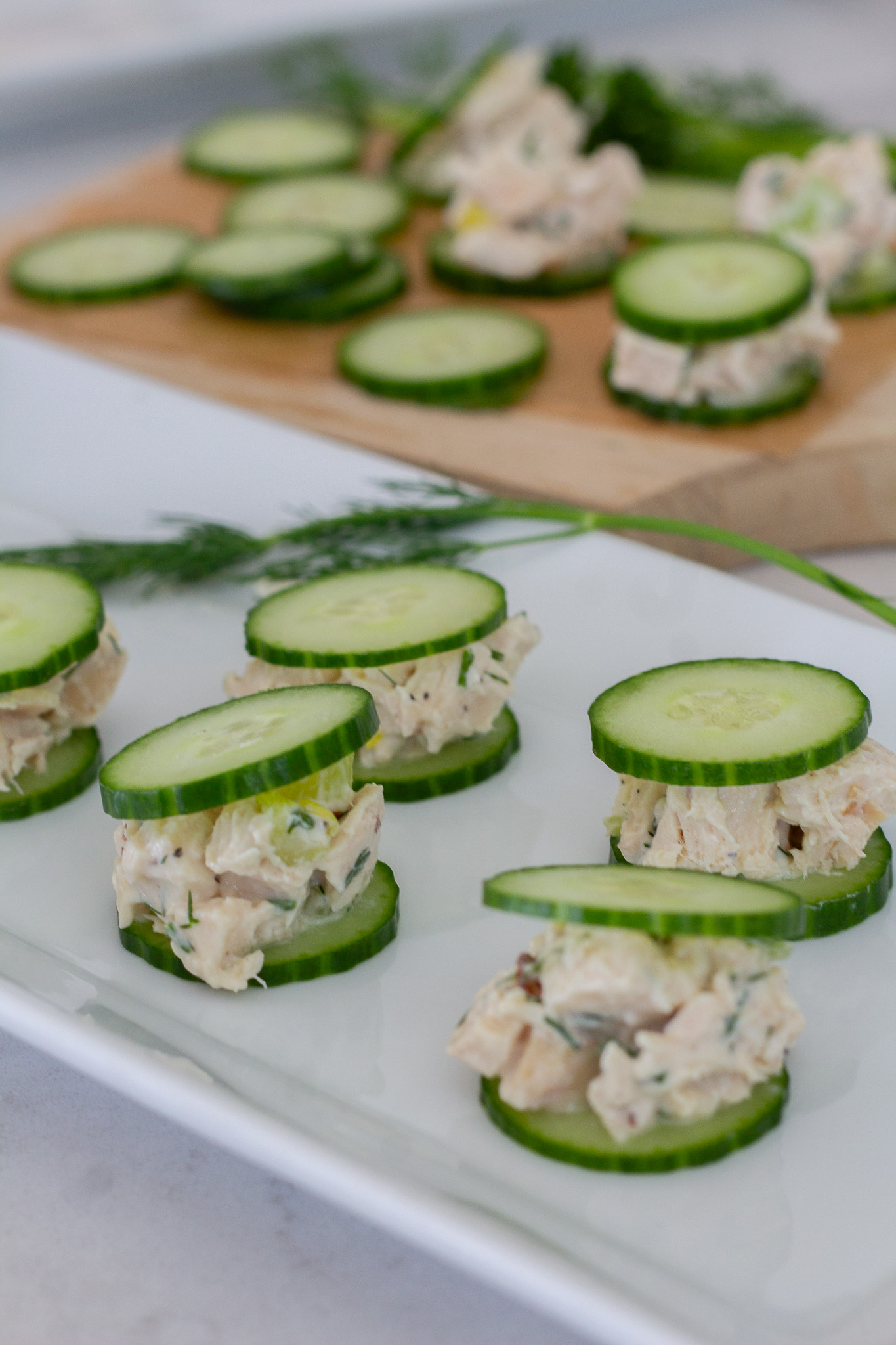 Easy Dill Chicken Salad Bites