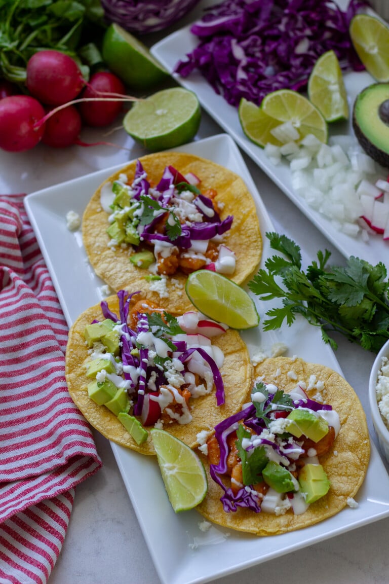 Simple Homemade Shrimp Tacos
