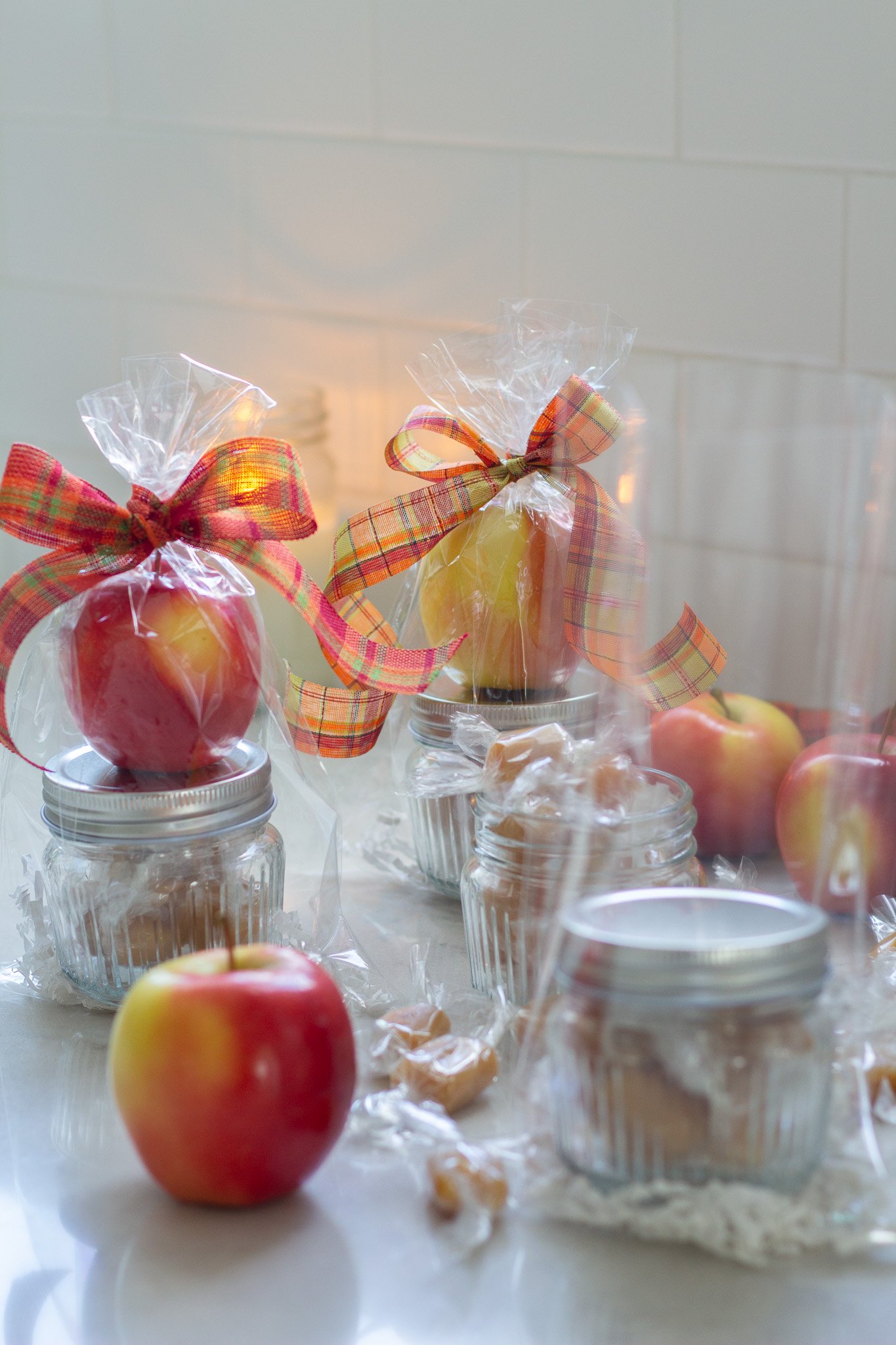 Fall Teacher Gift with Homemade Caramels