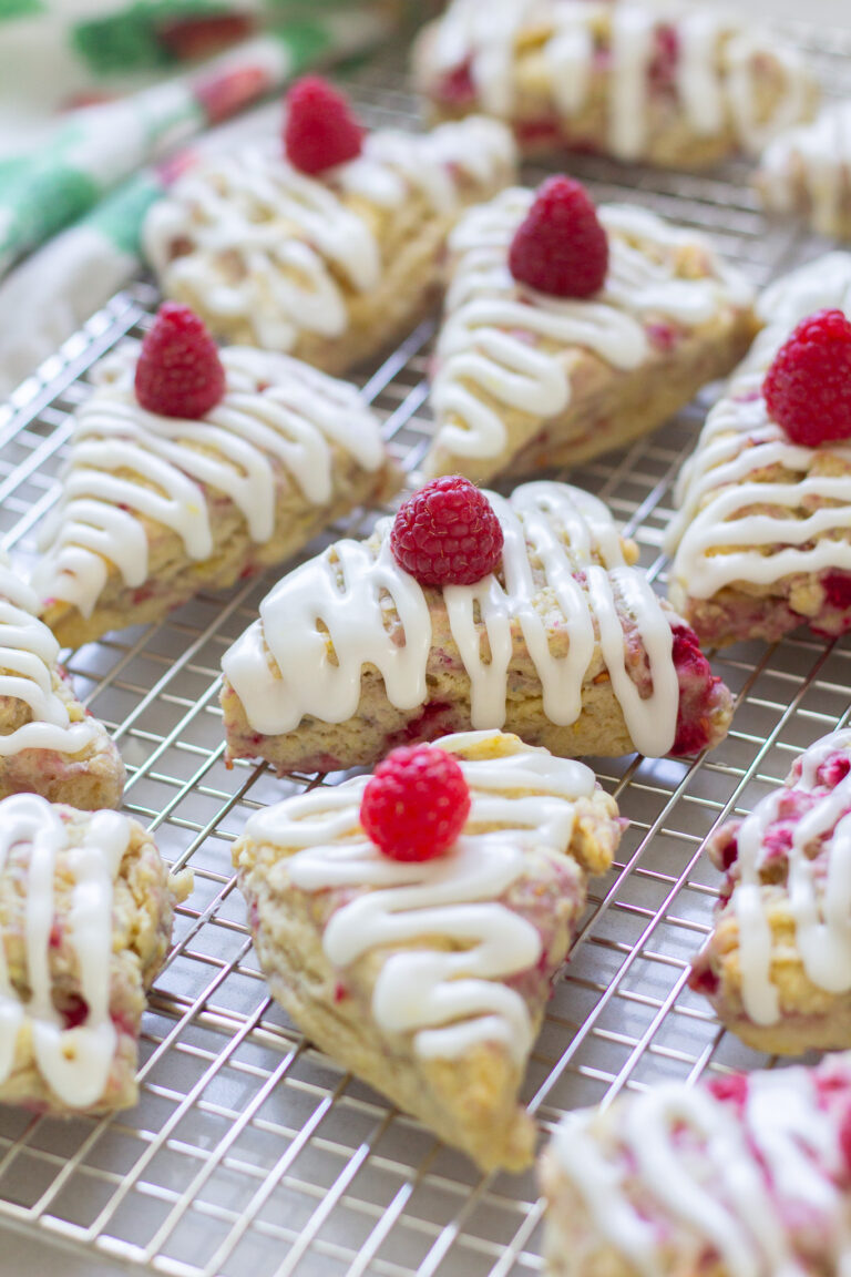 Easy Raspberry Cream Scones