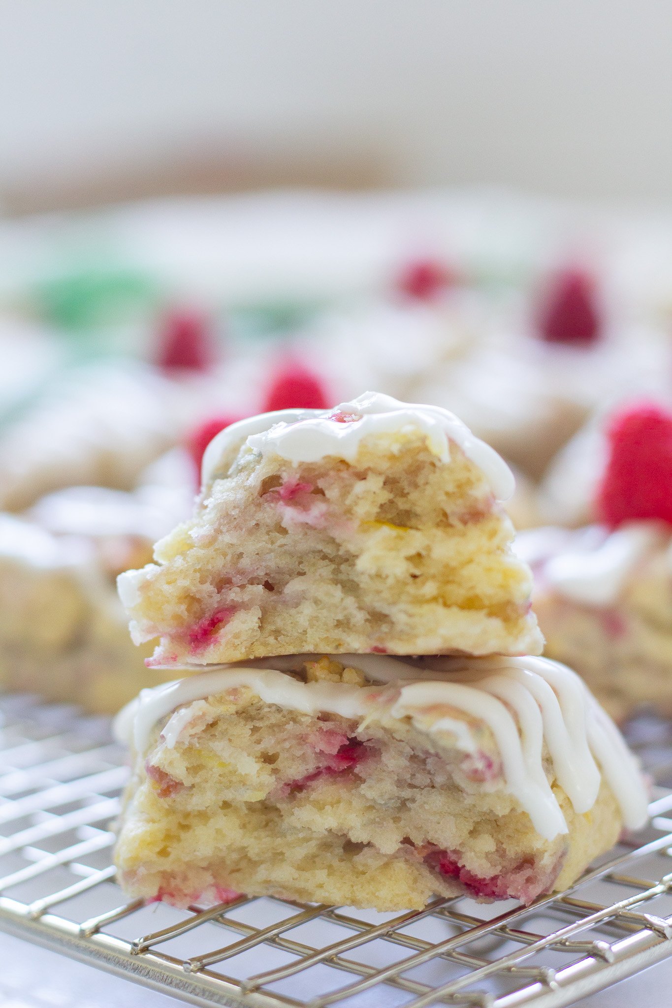 Fluffy Easy Raspberry Cream Scones