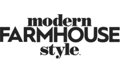 Modern farmhouse style logo.