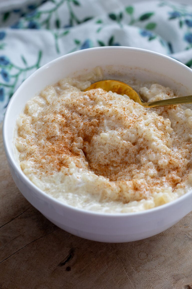 Simple Old Fashioned Rice Pudding