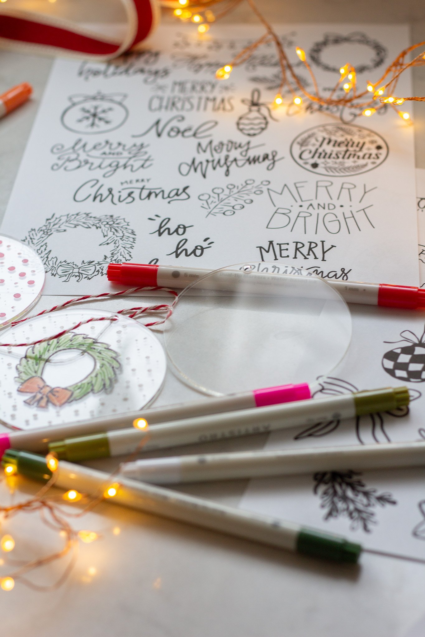 Personalized Acrylic Christmas Ornaments