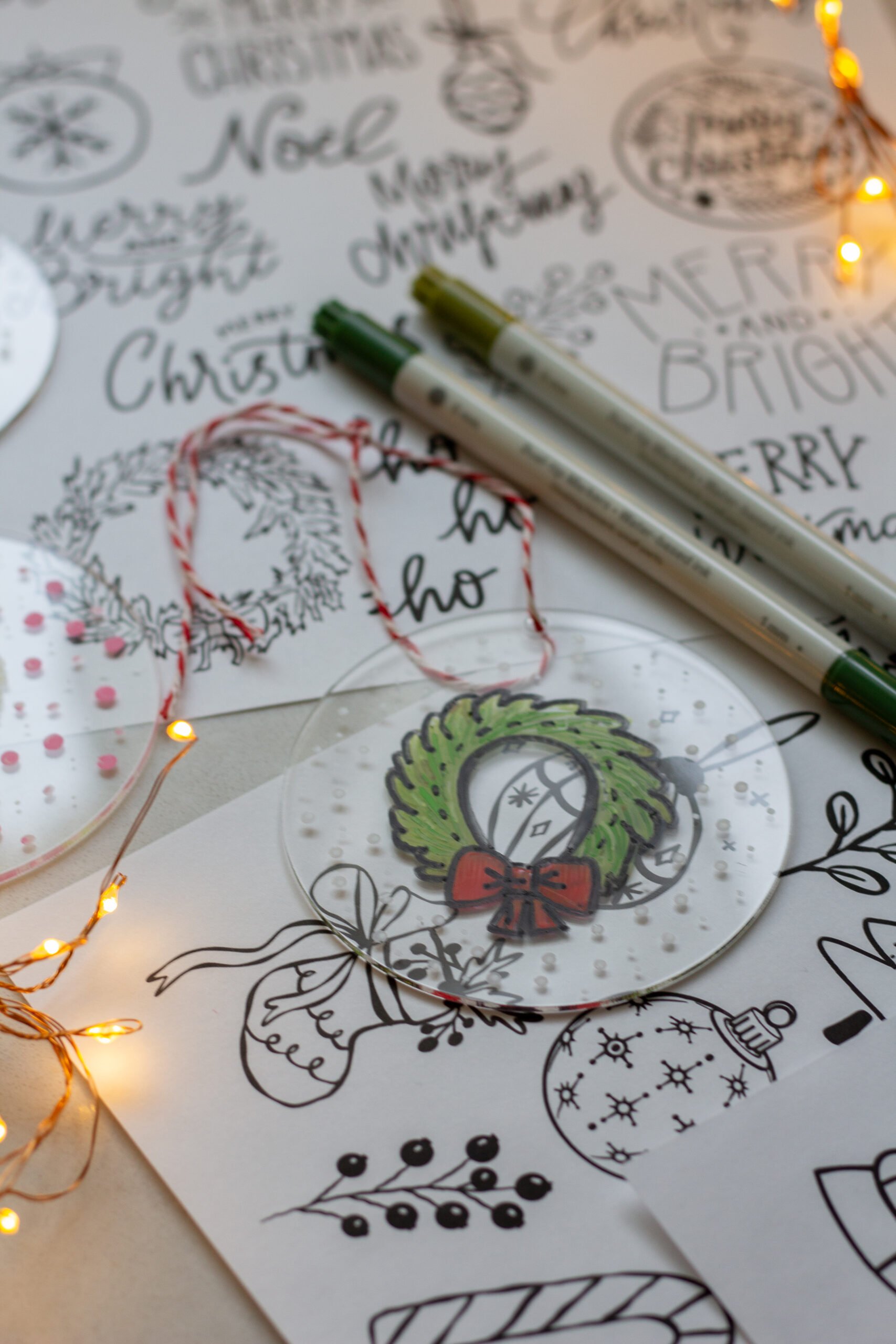 Personalized Acrylic Christmas Ornaments