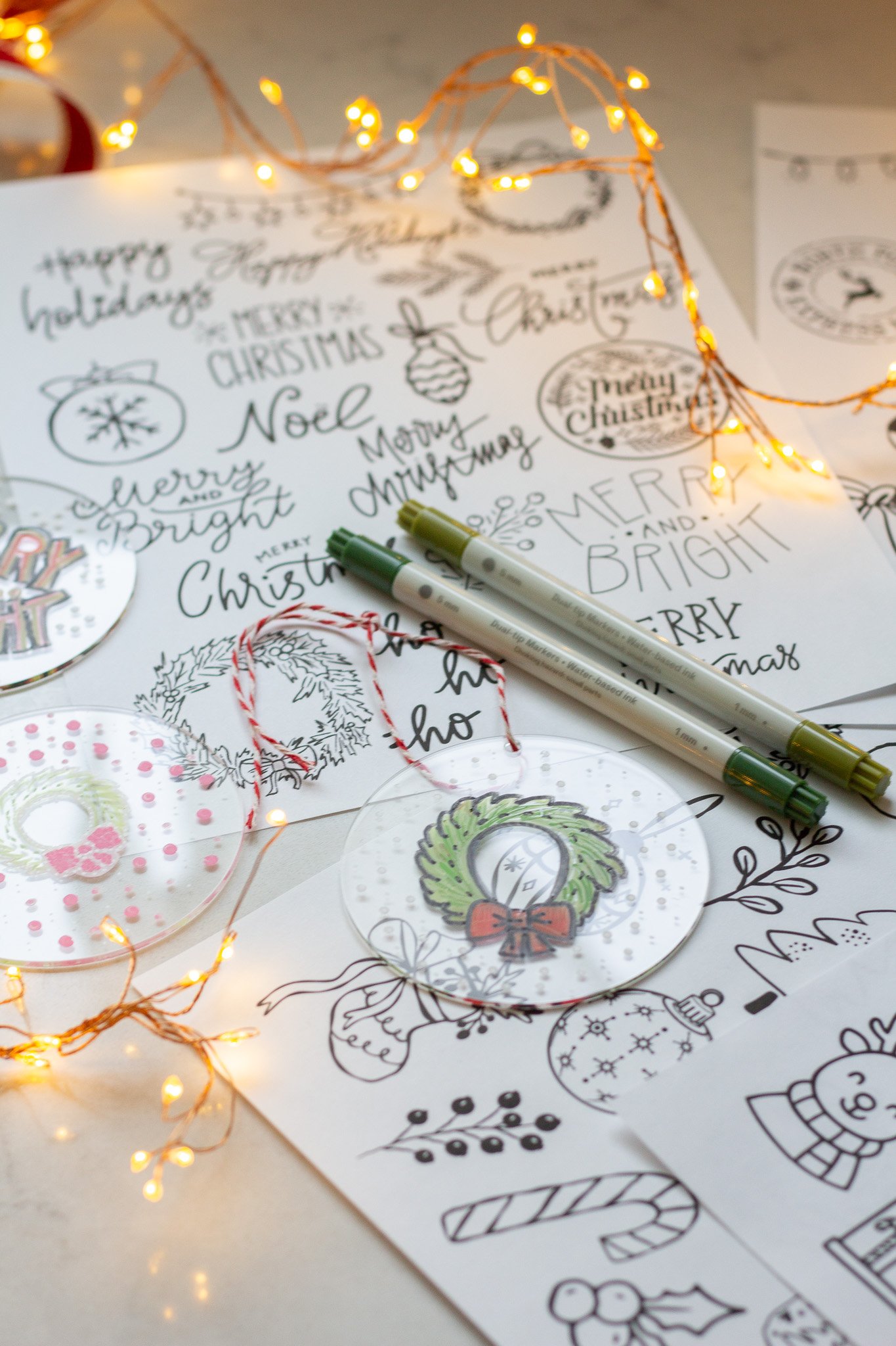 Personalized Acrylic Christmas Ornaments