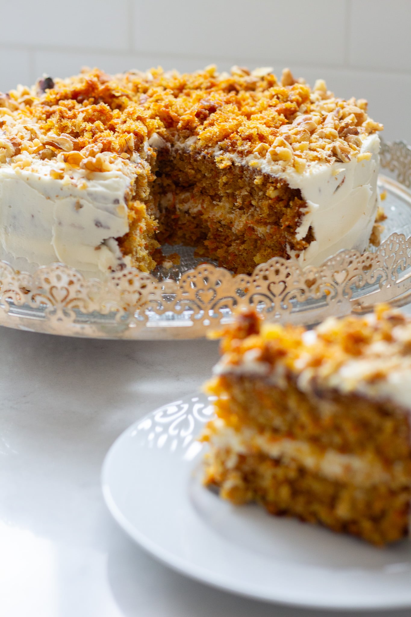 Classic Carrot Cake with Cream Cheese Frosting