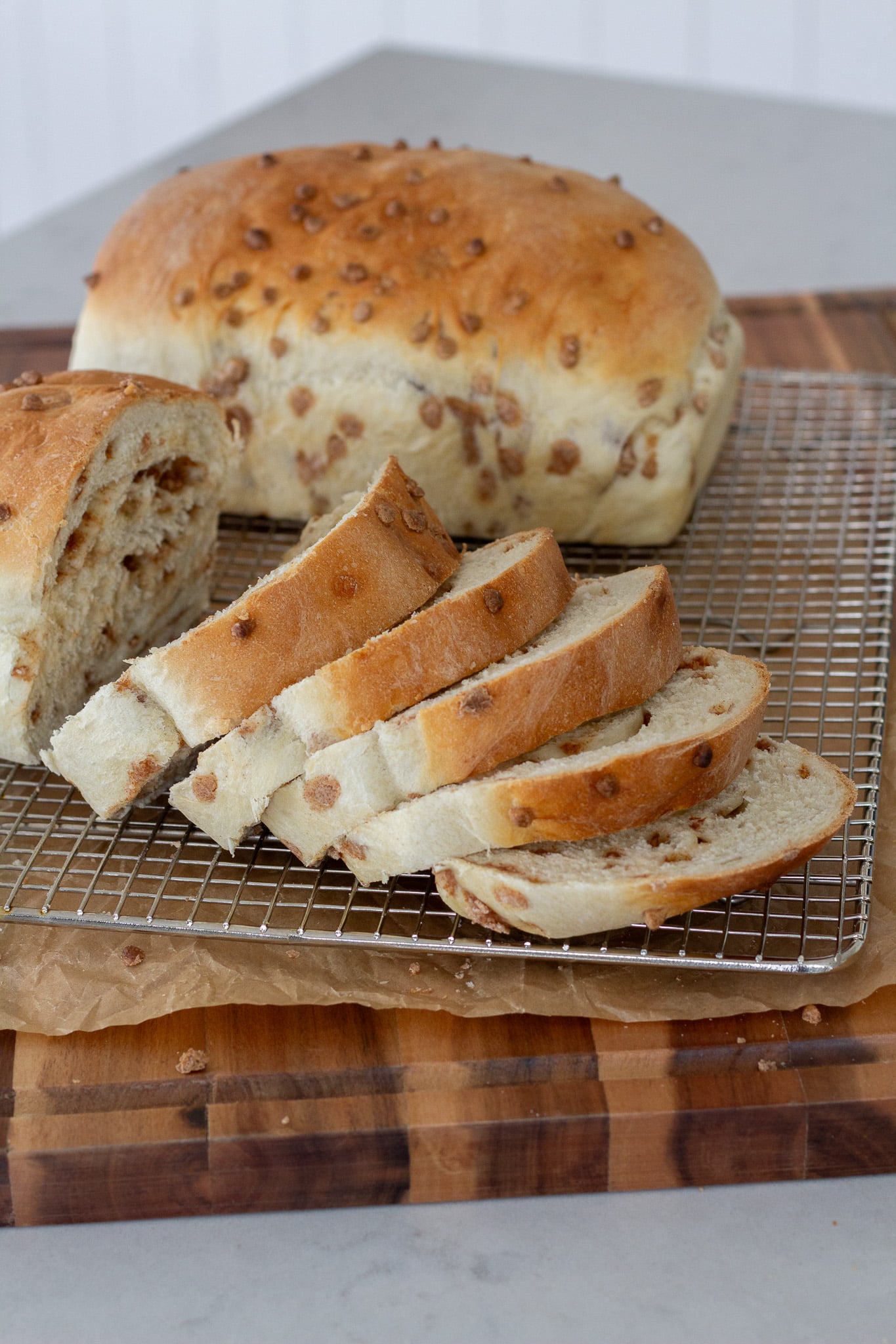 Easy Cinnamon Chip Bread