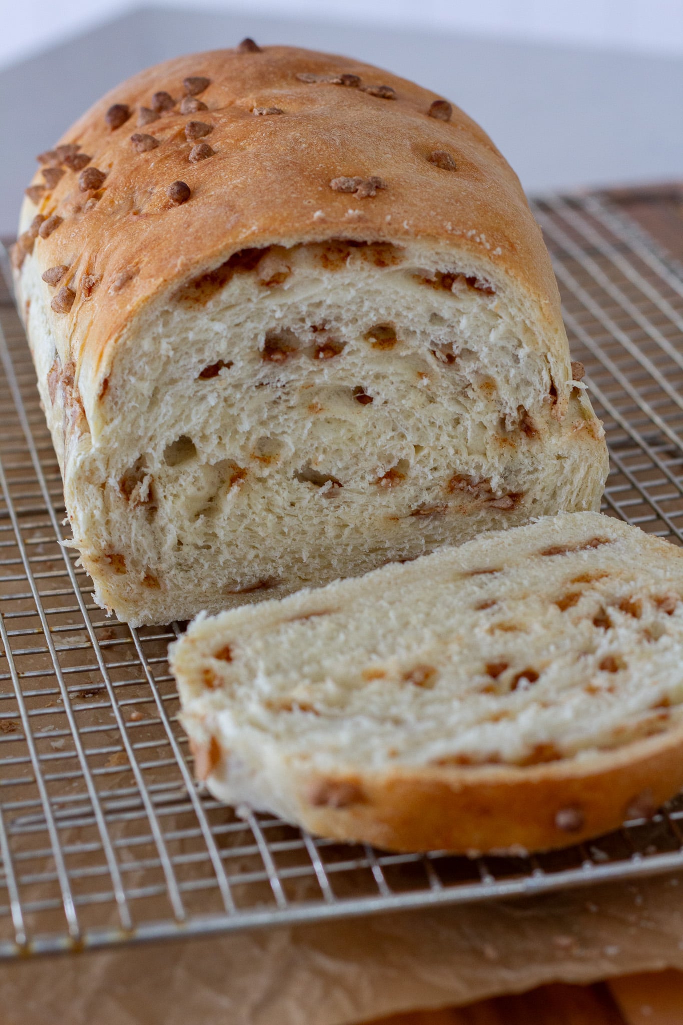 Easy Cinnamon Chip Bread