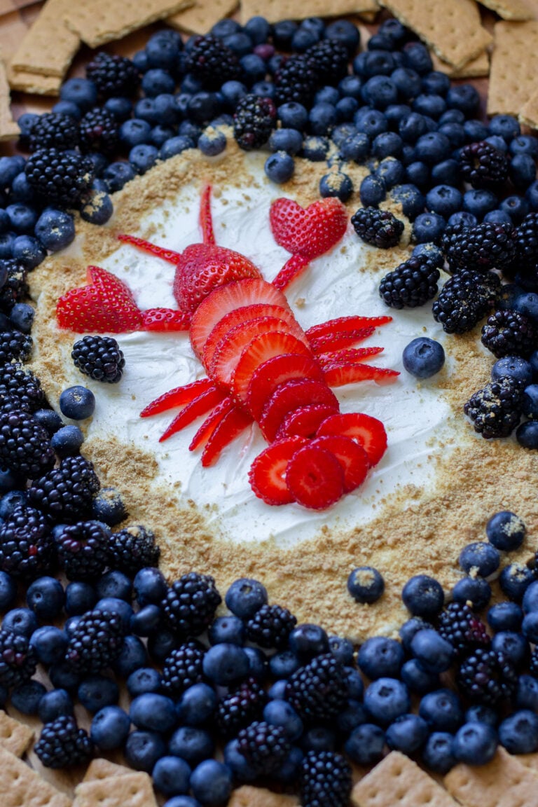 Simple Summer Buttercream Dessert Board