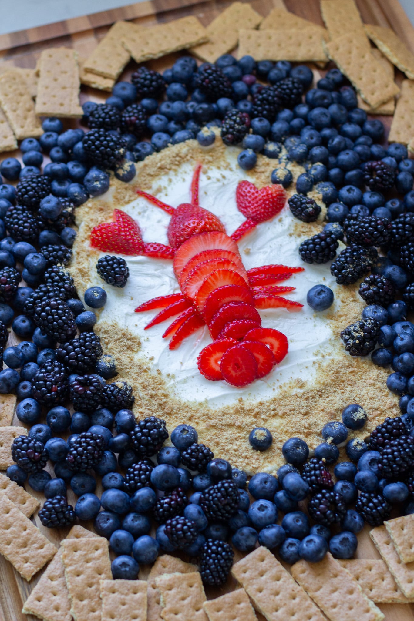 Simple Summer Buttercream Dessert Board
