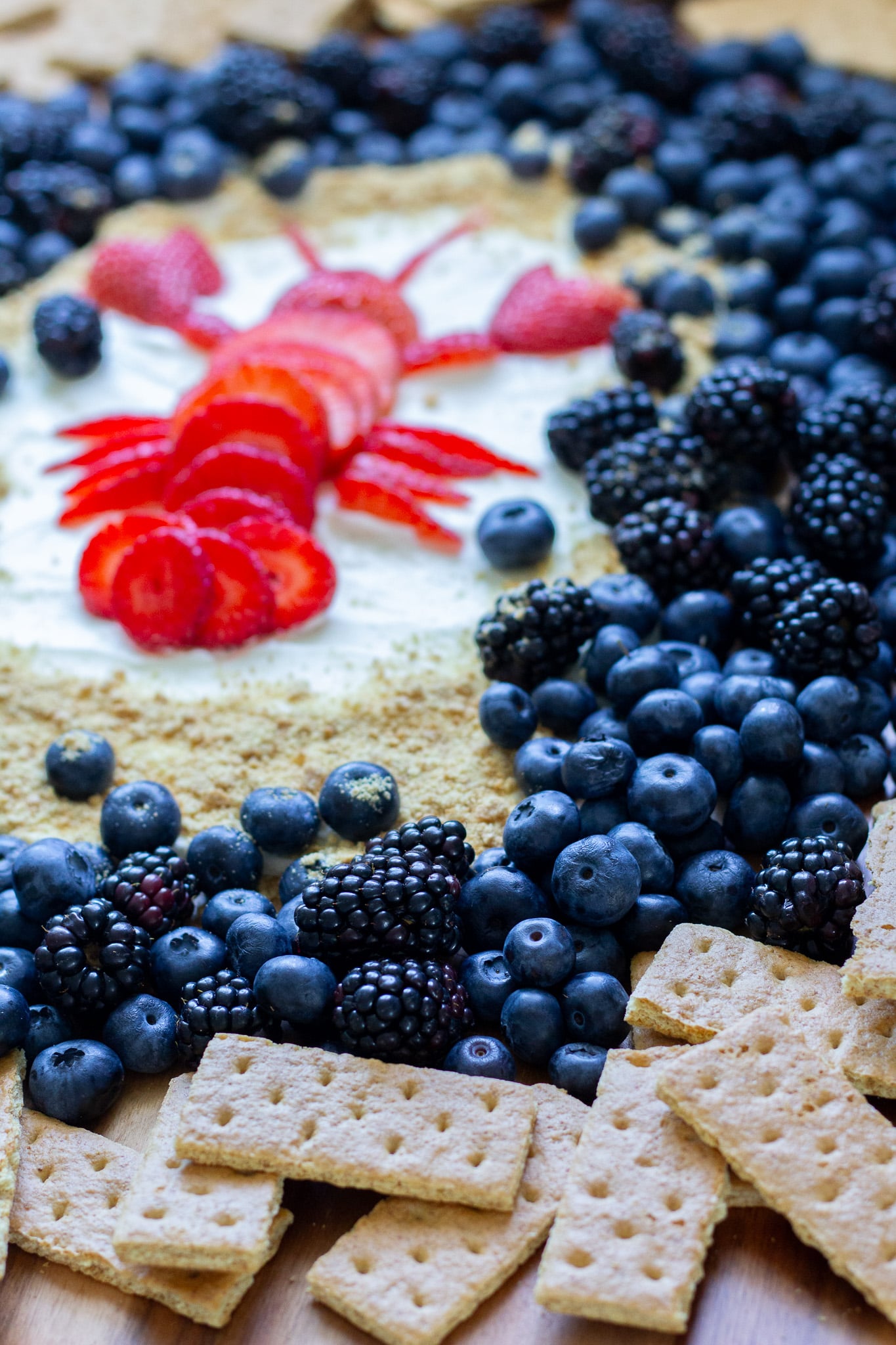 Simple Summer Buttercream Dessert Board