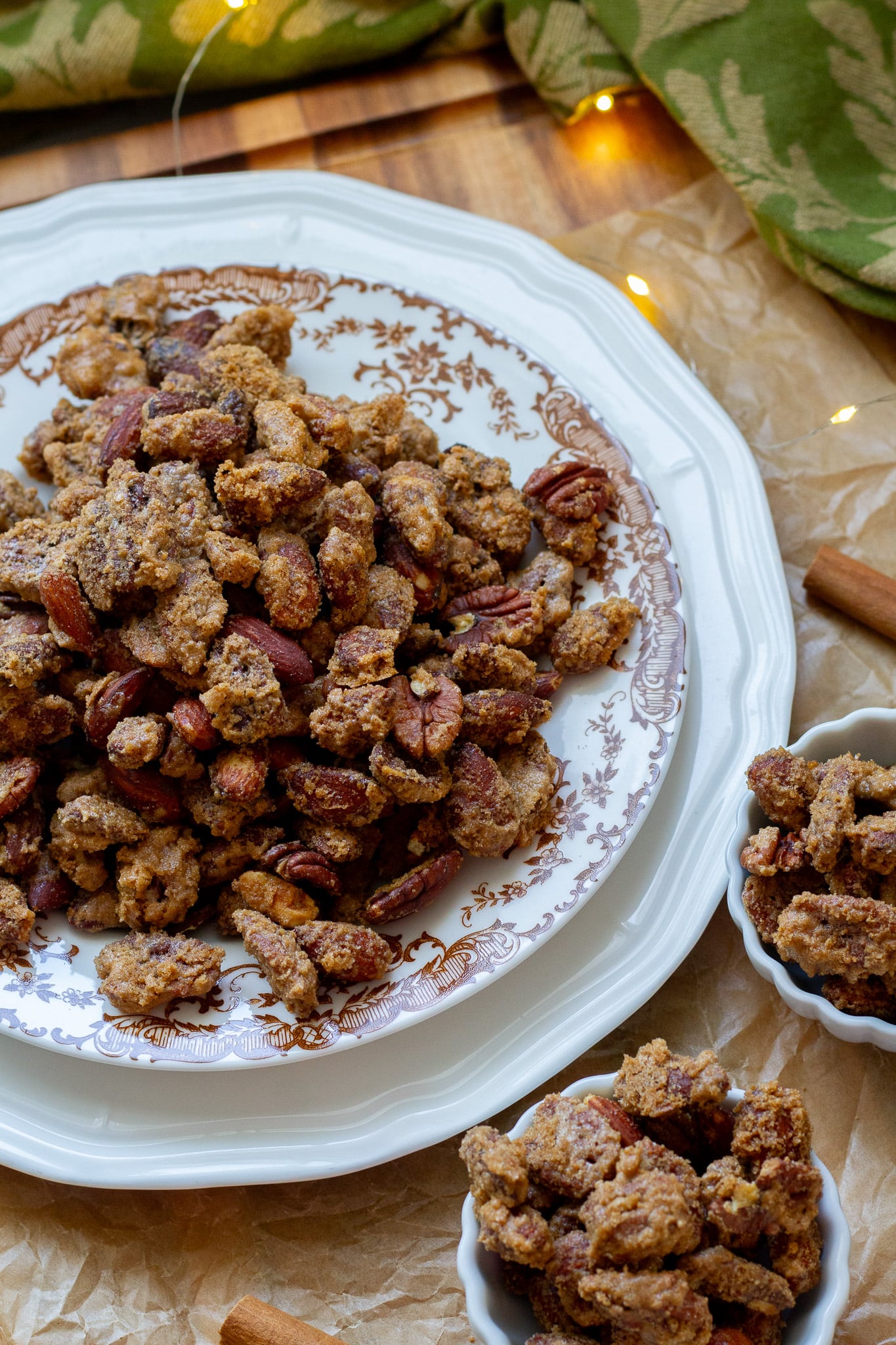 Easy Candied Almonds and Pecans