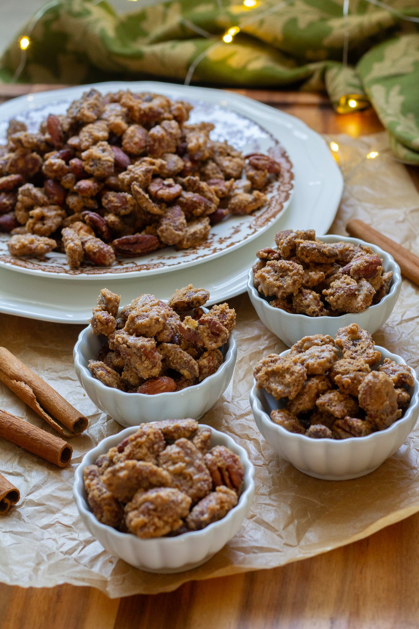 Easy Candied Almonds and Pecans