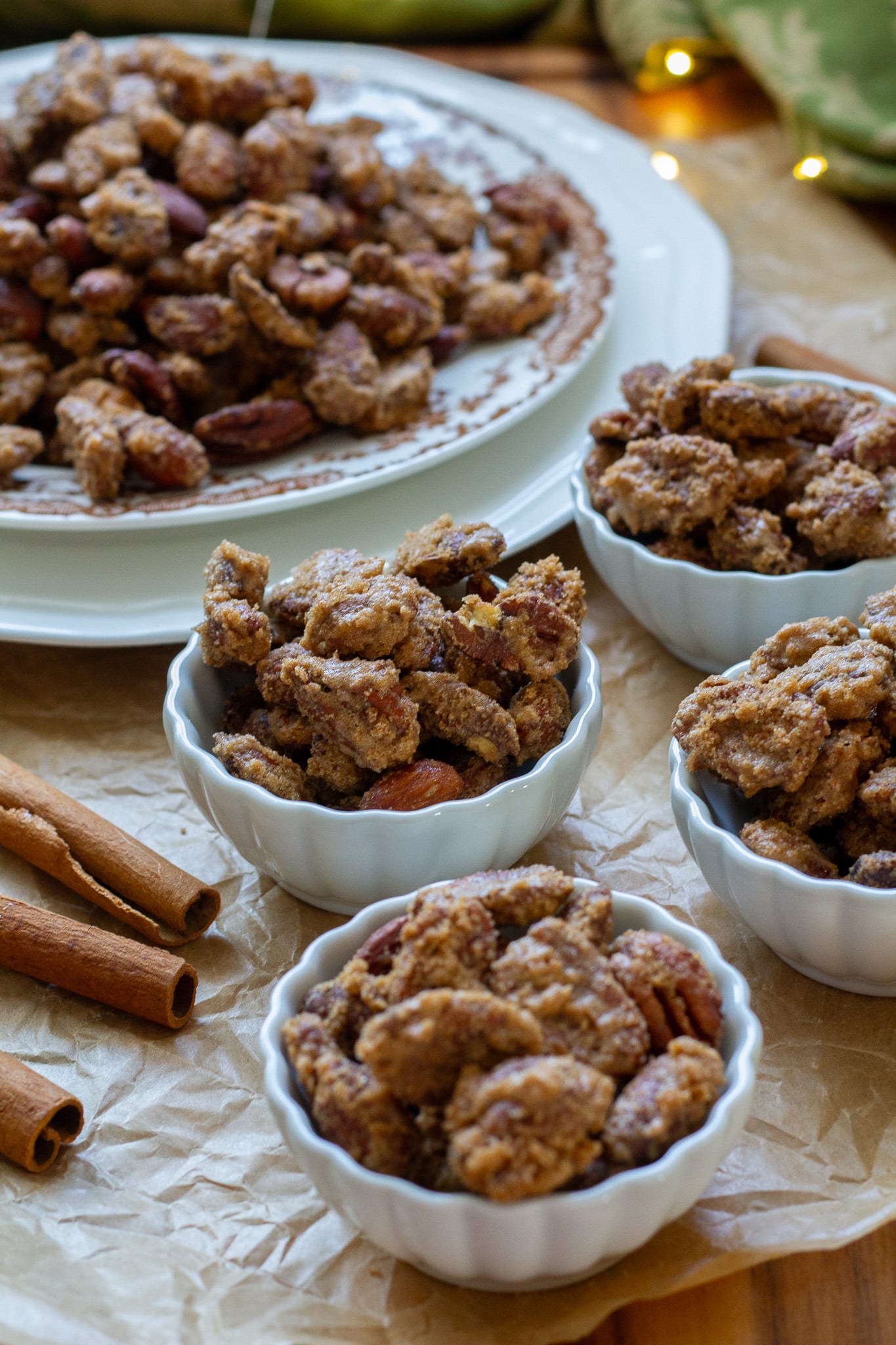 Easy Candied Almonds and Pecans